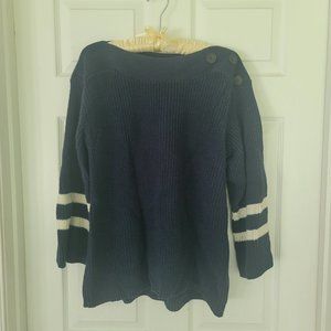 Free Assembly Women’s Button Shoulder Sweater L